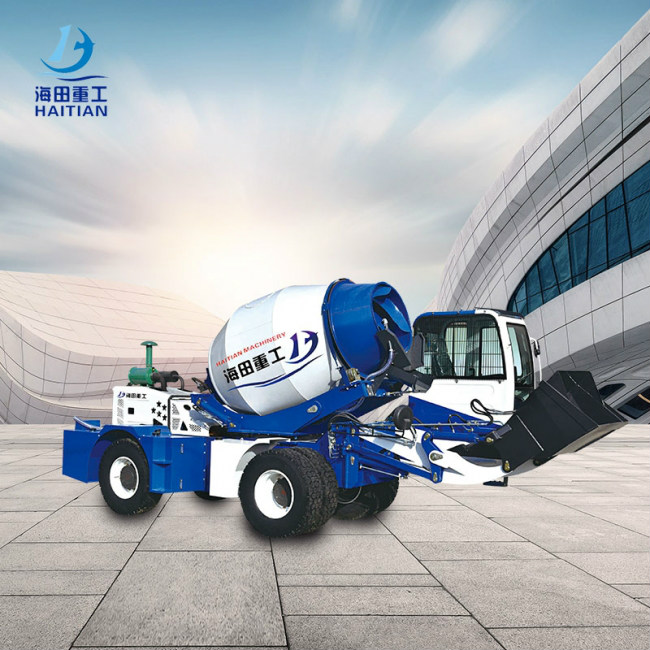 自上料搅拌车一车顶替多个混凝土搅拌设备(图1)